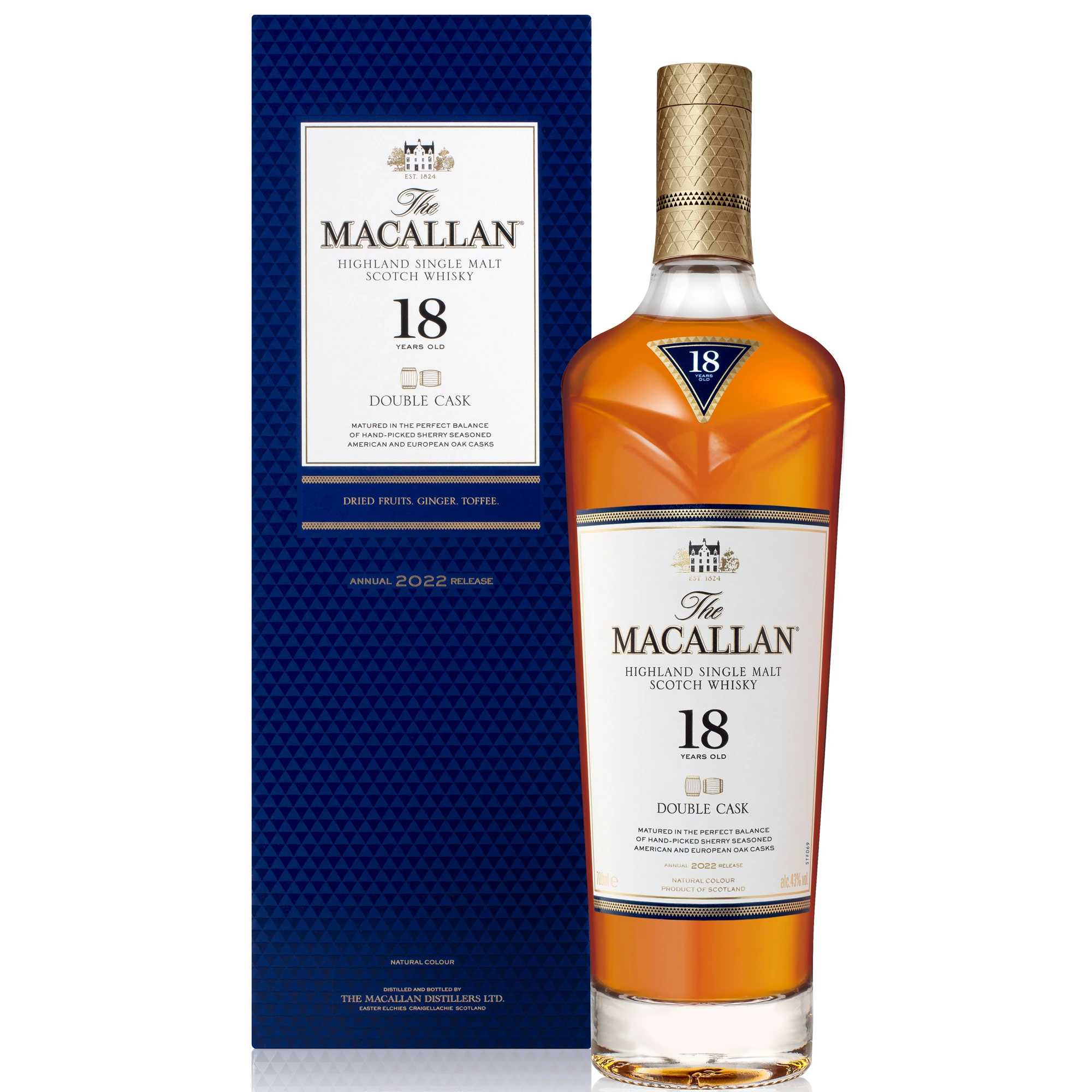 Whisky The Macallan 18 anos - Double Cask 700 ml na Casa da Bebida